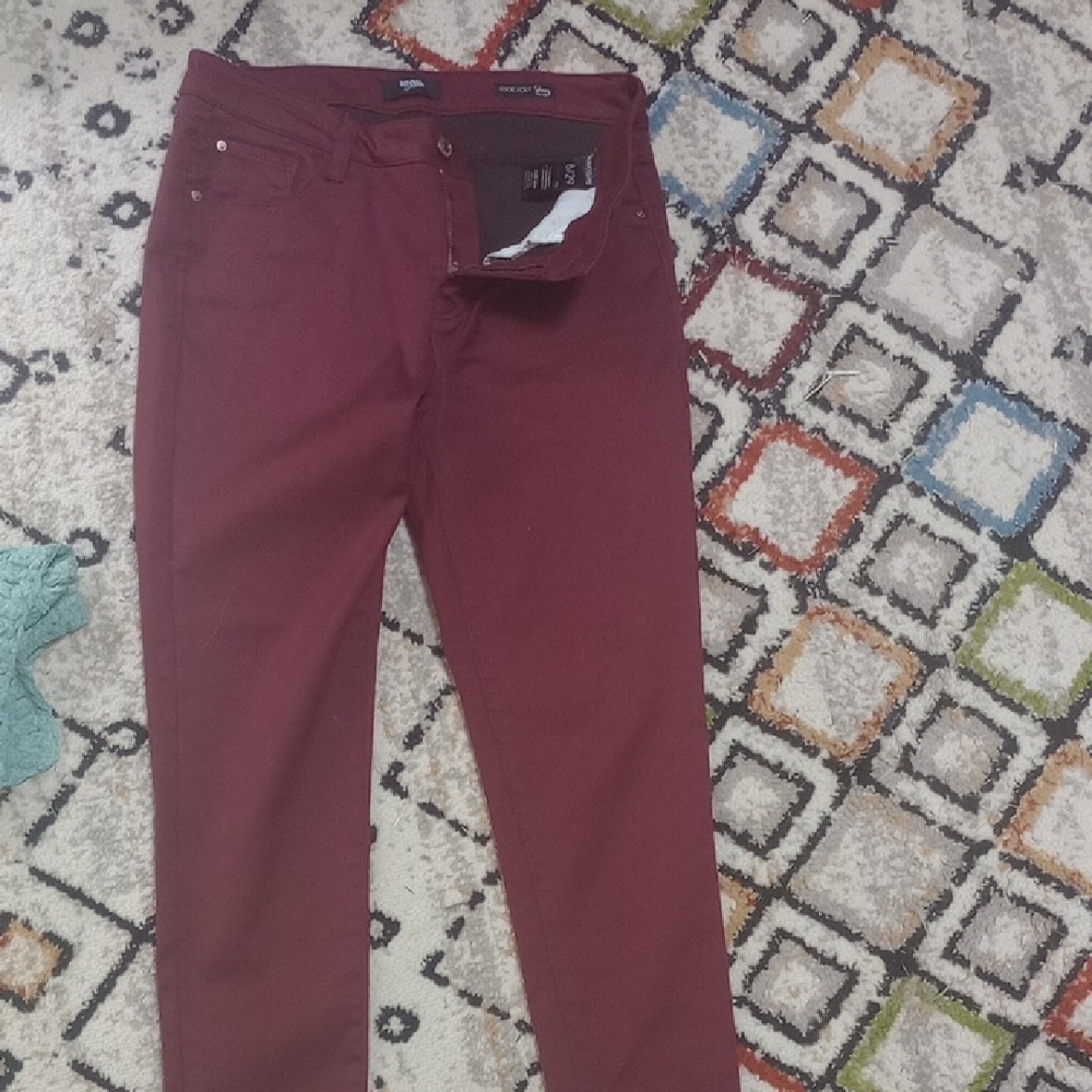 Kensie Red Skinny Jeans Fitted Denim